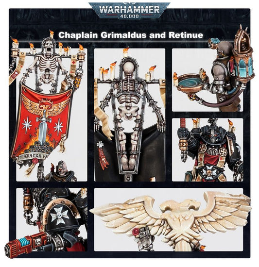 Games Workshop 55-44 - Warhammer 40,000 - Black Templars: Grimaldus & Retinue