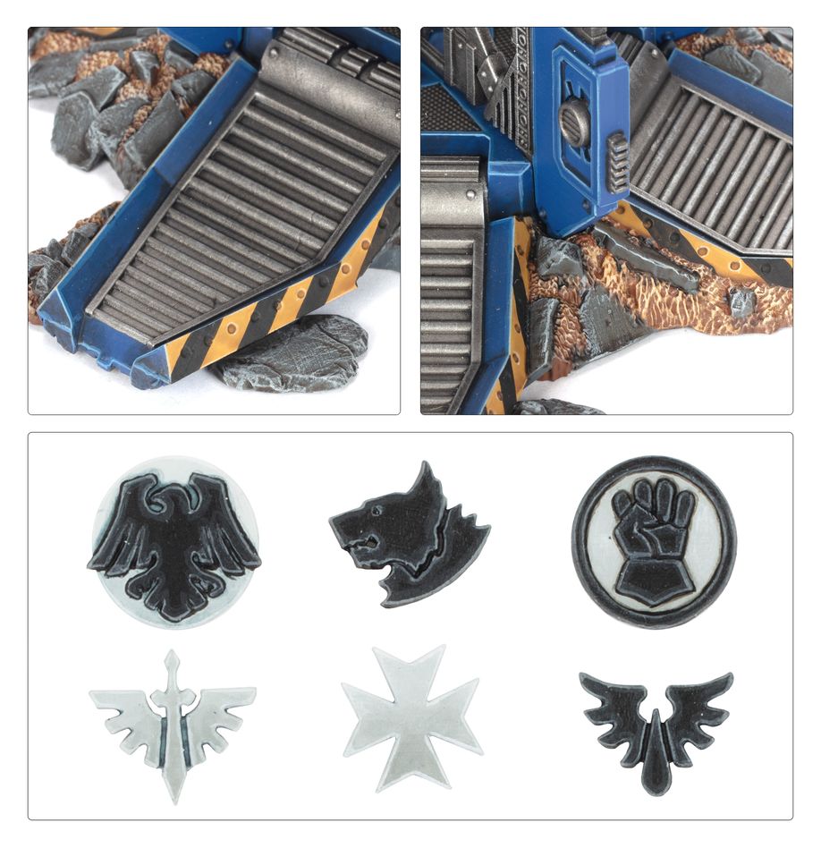 Games Workshop 48-101 - Warhammer 40,000 - Space Marines: Drop Pods