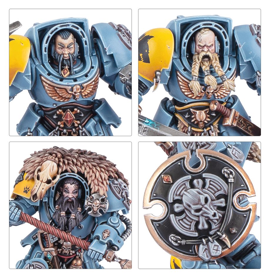 Games Workshop 53-36 - Warhammer 40,000 - Space Wolves: Wolf Guard Terminators