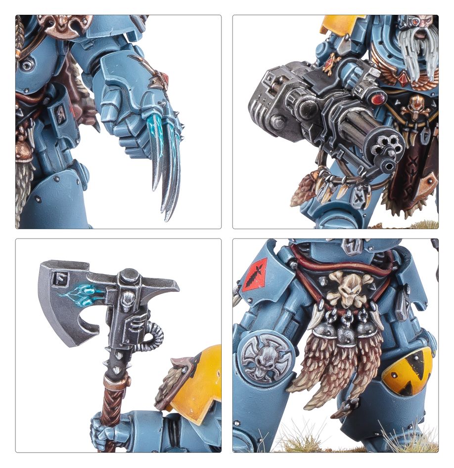 Games Workshop 53-36 - Warhammer 40,000 - Space Wolves: Wolf Guard Terminators