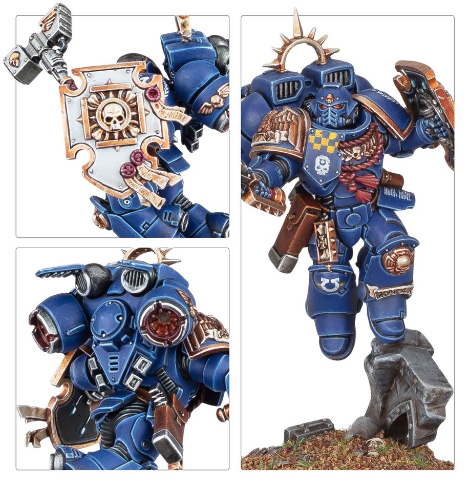 Games Workshop 48-102 - Warhammer 40,000 - Space Marines: Captain with Jump Pack & Relic Shield