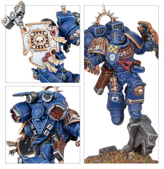 Games Workshop 48-102 - Warhammer 40,000 - Space Marines: Captain with Jump Pack & Relic Shield