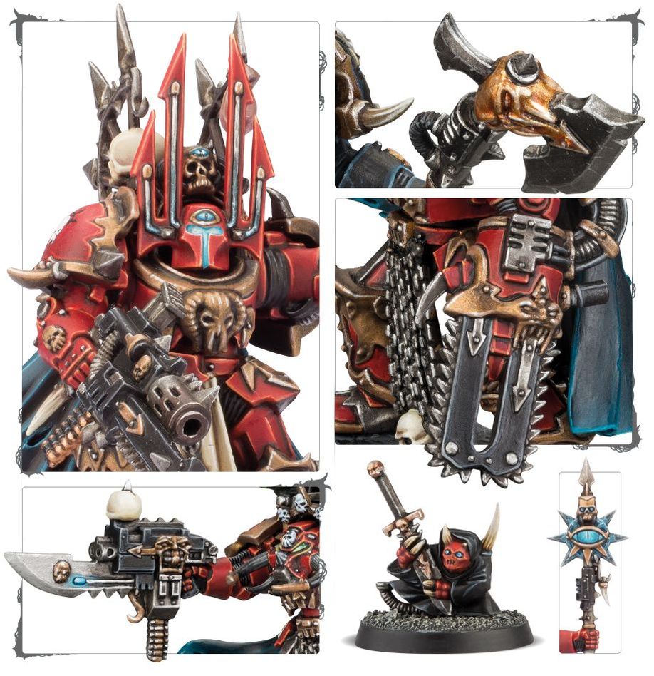 Games Workshop 43-12 - Warhammer 40,000 - Chaos Space Marines: Chaos Lord in Terminator Armour