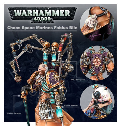 Games Workshop 43-73 - Warhammer 40,000 - Chaos Space Marines: Fabius Bile