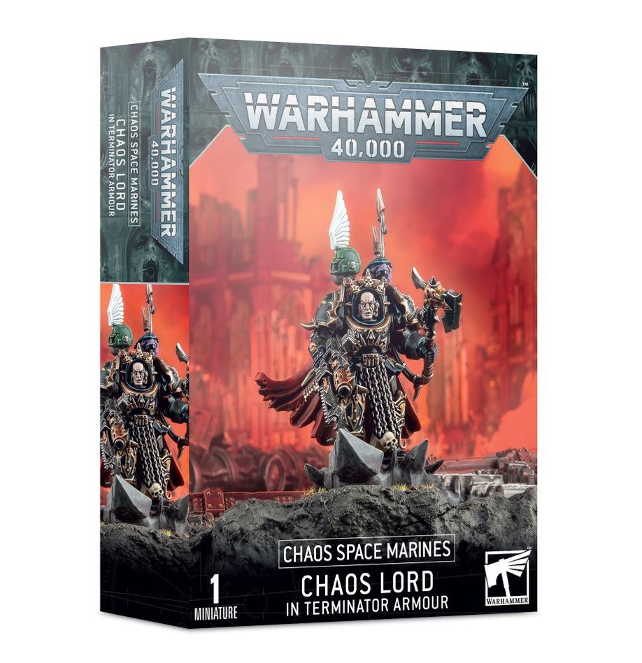 Games Workshop 43-12 - Warhammer 40,000 - Chaos Space Marines: Chaos Lord in Terminator Armour