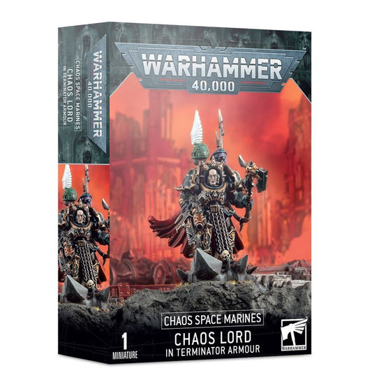 Games Workshop 43-12 - Warhammer 40,000 - Chaos Space Marines: Chaos Lord in Terminator Armour