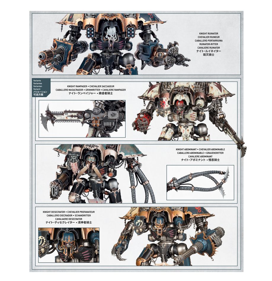 Games Workshop 43-102 - Warhammer 40,000 - Chaos Knights: Chaos Knight Ruinator