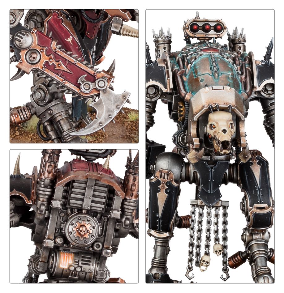 Games Workshop 43-104 - Warhammer 40,000 - Chaos Knights: Houndpack Lance