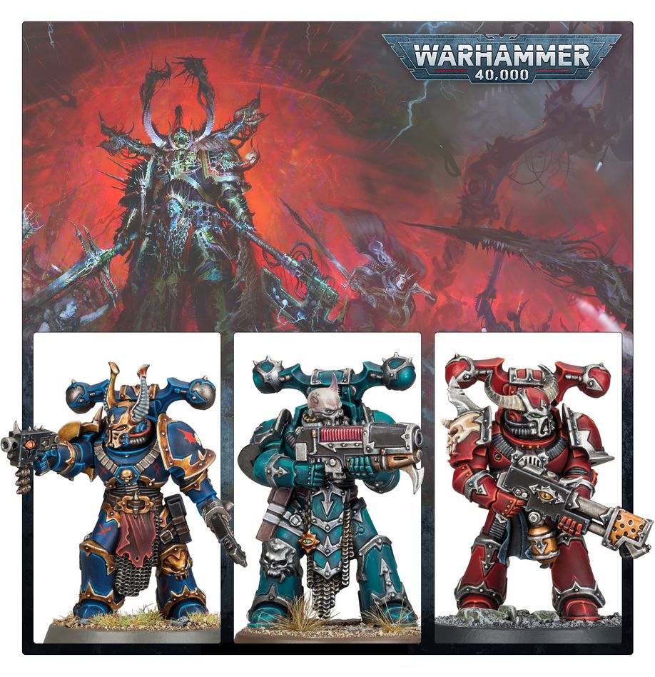 Games Workshop 43-105 - Warhammer 40,000 - Chaos Space Marines: Legionaries