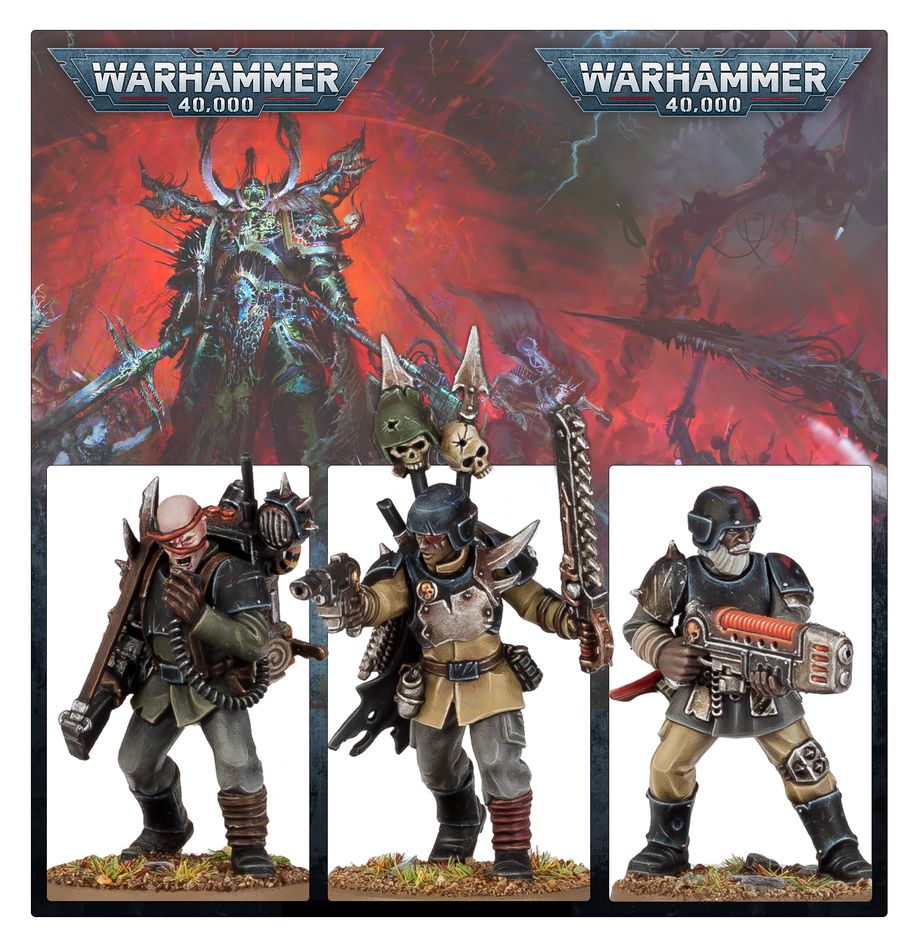 Games Workshop 43-107 - Warhammer 40,000 - Chaos Space Marines: Traitor Guardsmen Squad
