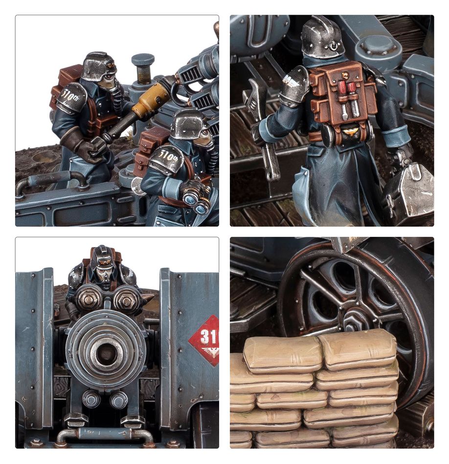 Games Workshop 47-78 - Warhammer 40,000 - Astra Militarum: Krieg Artillery Team