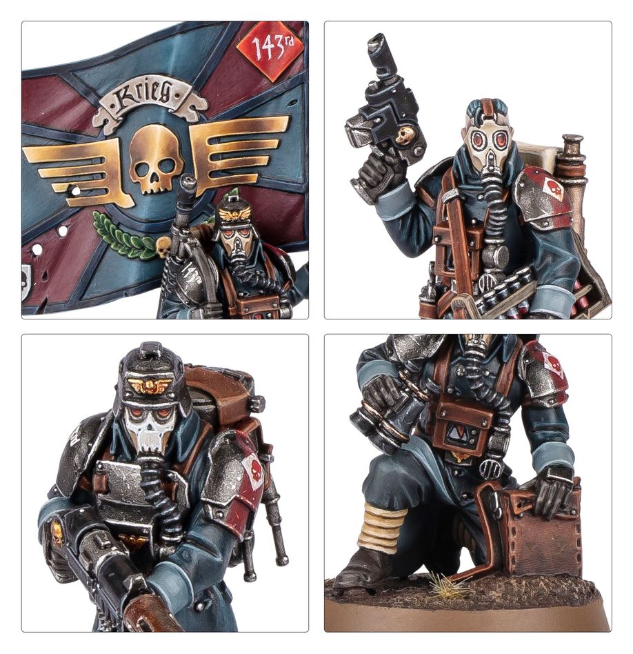 Games Workshop 47-72 - Warhammer 40,000 - Astra Militarum: Krieg Command Squad