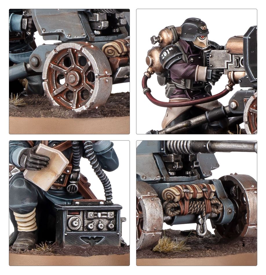 Games Workshop 47-73 - Warhammer 40,000 - Astra Militarum: Krieg Heavy Weapons Squad