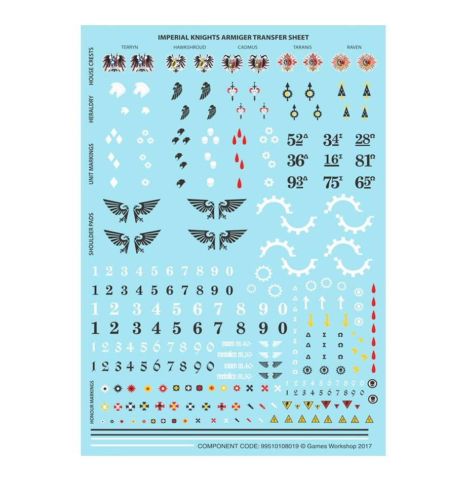 Games Workshop 54-20 - Warhammer 40,000 - Imperial Knights: Knight Armigers