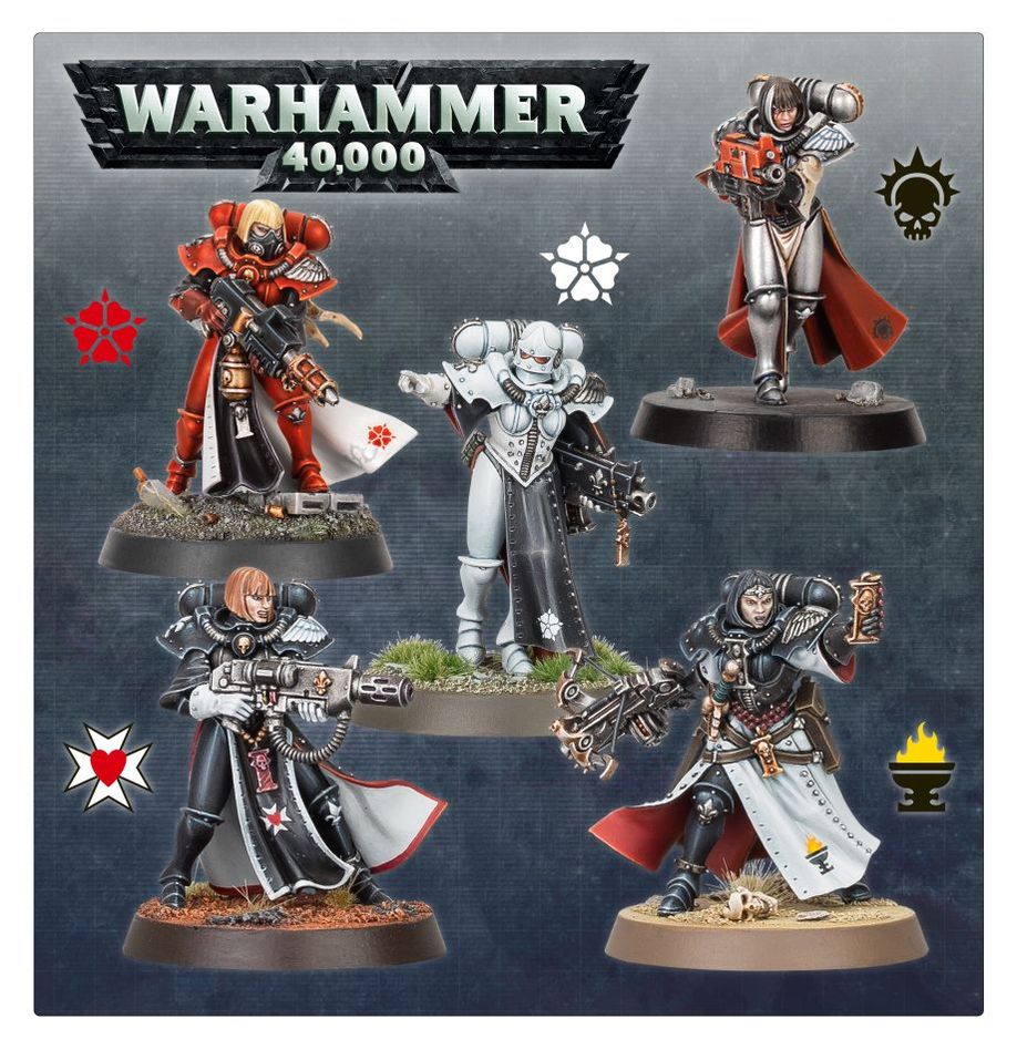 Games Workshop 52-20 - Warhammer 40,000 - Adepta Sororitas: Battle Sisters Squad