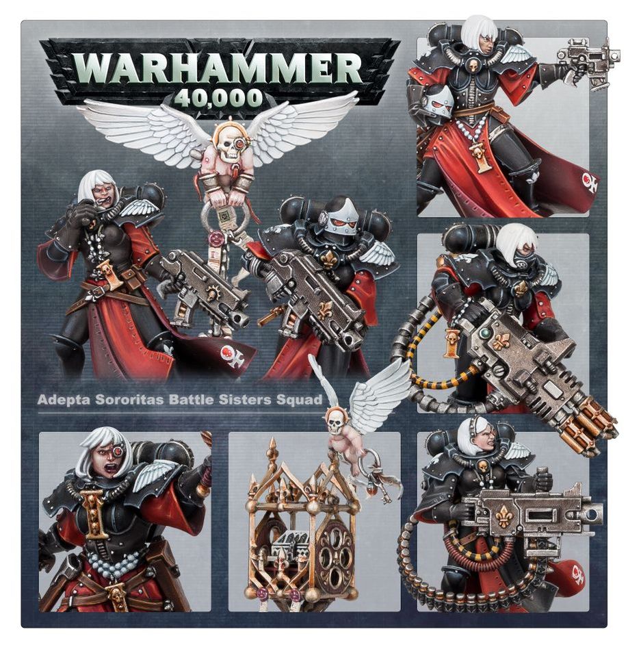 Games Workshop 52-20 - Warhammer 40,000 - Adepta Sororitas: Battle Sisters Squad