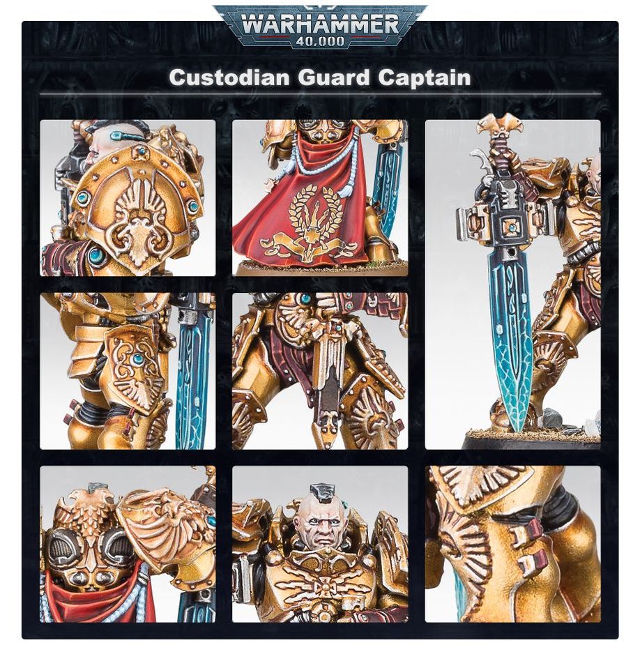Games Workshop 01-07 - Warhammer 40,000 - Adeptus Custodes: Custodian Guard Squad