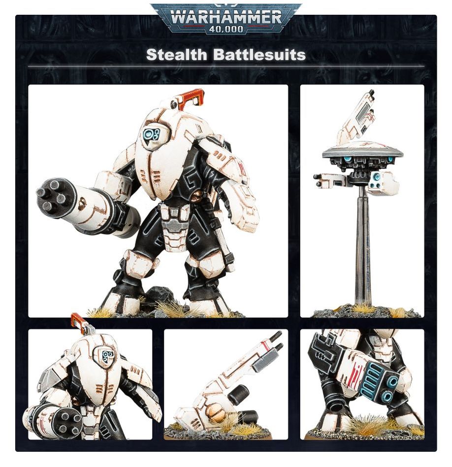 Games Workshop 56-14 - Warhammer 40,000 - T'au Empire: Stealth Battlesuits
