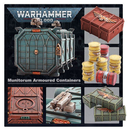 Games Workshop 64-98 - Warhammer 40,000 - Battlezone Manufactorum: Munitorum Armoured Containers