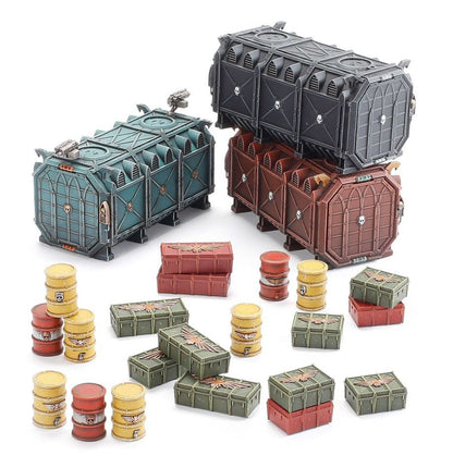 Games Workshop 64-98 - Warhammer 40,000 - Battlezone Manufactorum: Munitorum Armoured Containers