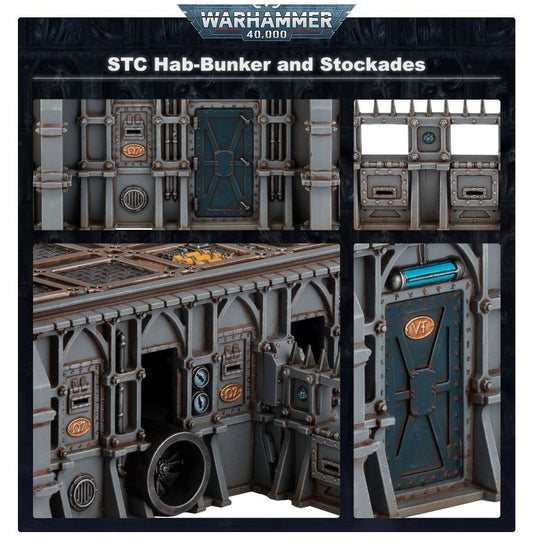 Games Workshop 64-55 - Warhammer 40,000 - Battlezone Fronteris: STC Hab-Bunker & Stockades