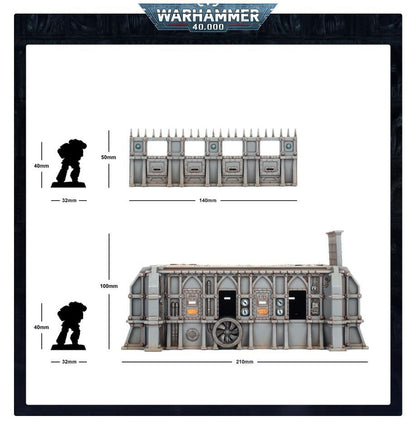 Games Workshop 64-55 - Warhammer 40,000 - Battlezone Fronteris: STC Hab-Bunker & Stockades