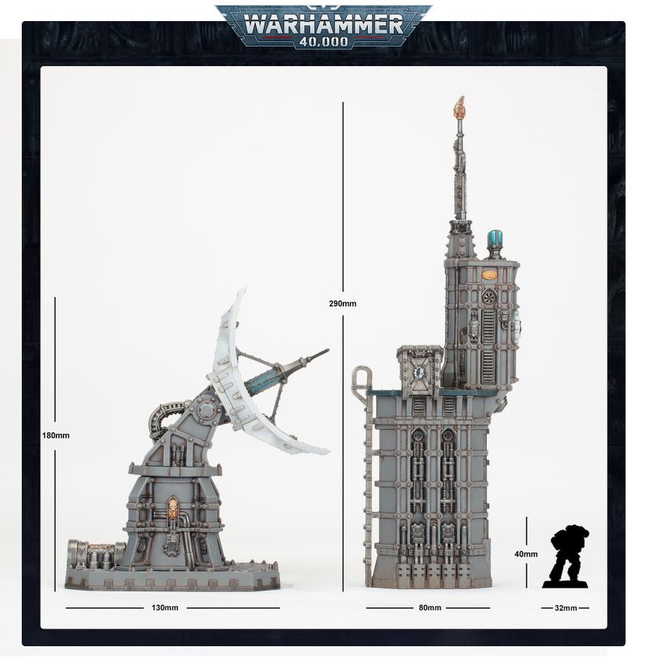 Games Workshop 64-56 - Warhammer 40,000 - Battlezone Fronteris: Vox-Antenna/Auspex Shrine