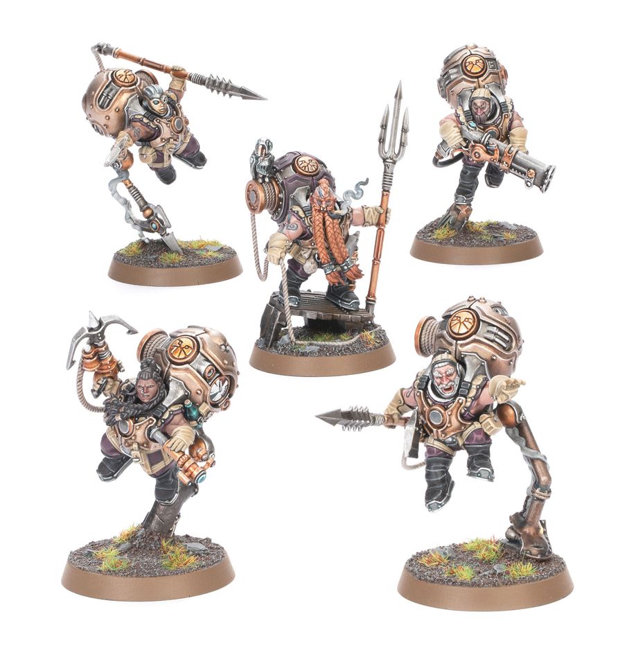 Games Workshop 84-52 - Age of Sigmar - Kharadron Overlords: Vongrim Harpoon Crew