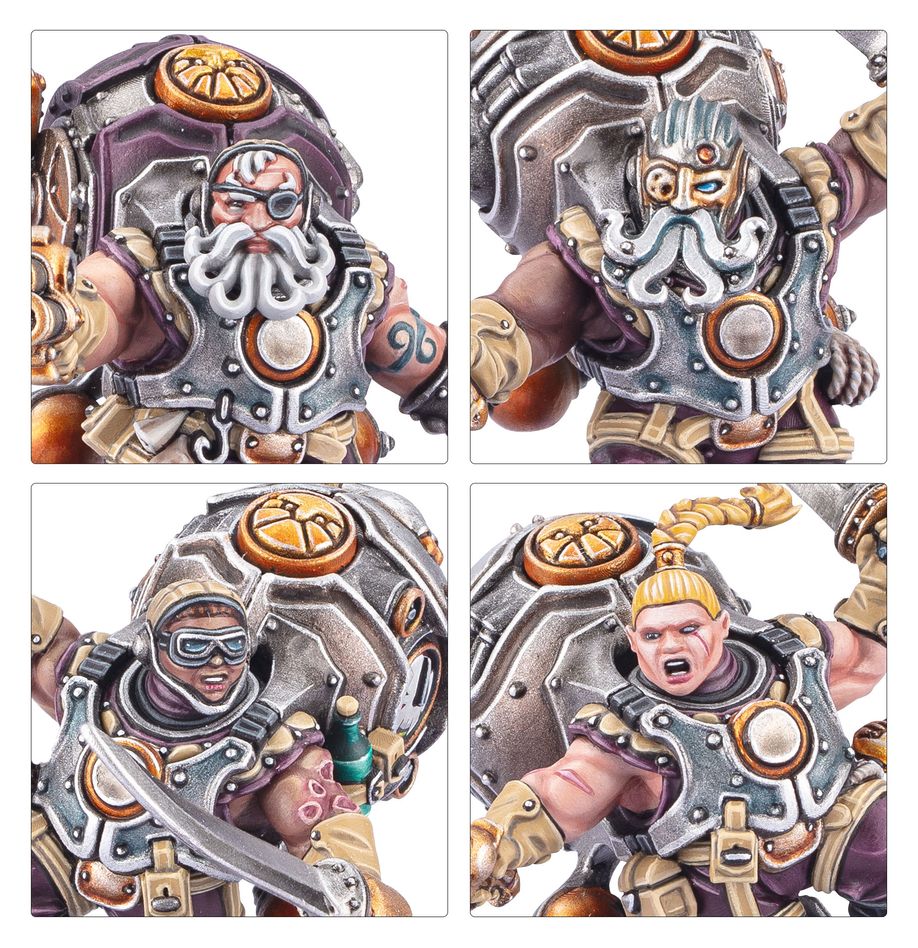 Games Workshop 84-52 - Age of Sigmar - Kharadron Overlords: Vongrim Harpoon Crew
