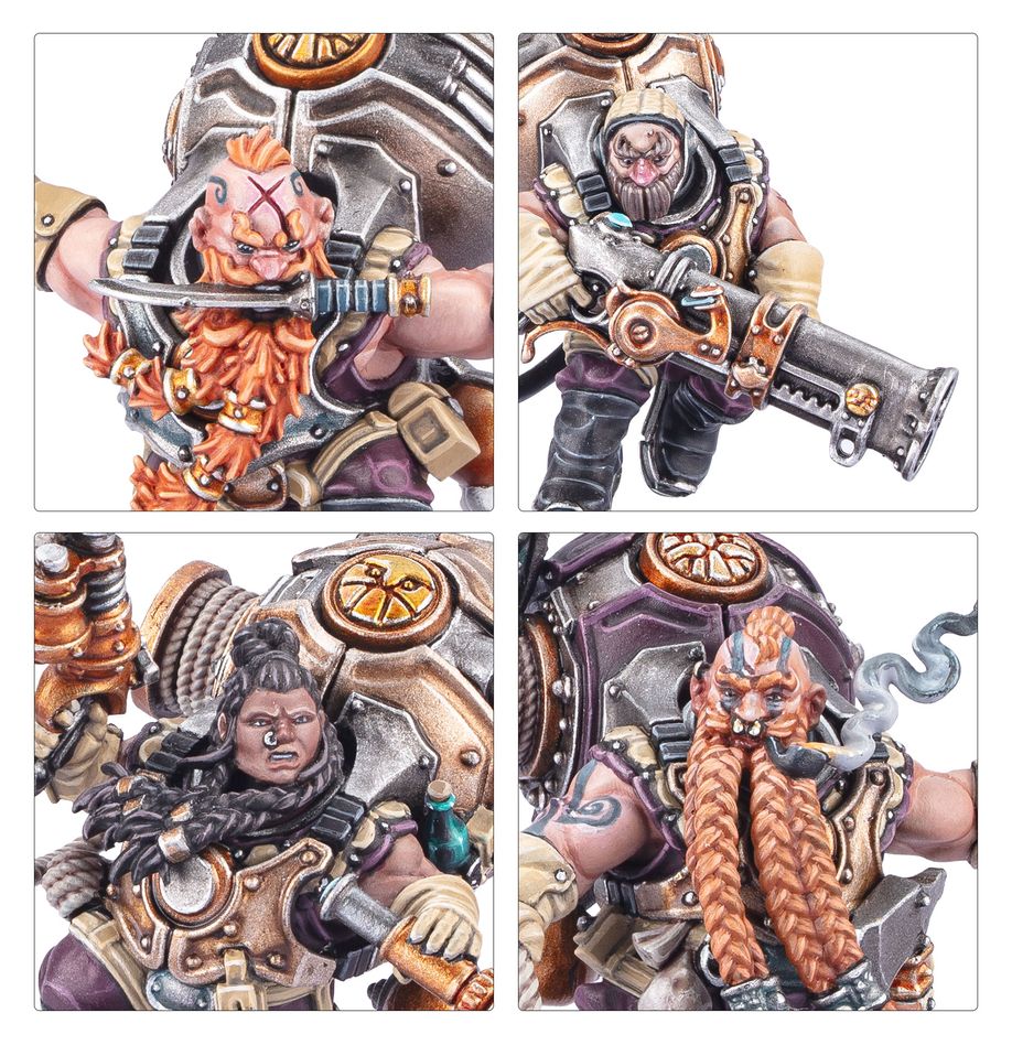 Games Workshop 84-52 - Age of Sigmar - Kharadron Overlords: Vongrim Harpoon Crew