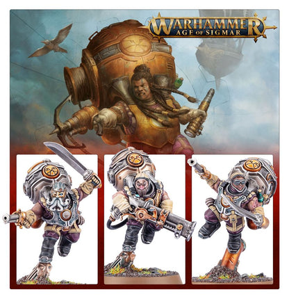 Games Workshop 84-52 - Age of Sigmar - Kharadron Overlords: Vongrim Harpoon Crew