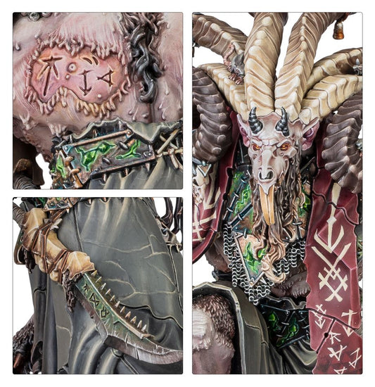 Games Workshop 90-20 - Age of Sigmar - Skaven: Vizzik Skour, Prophet of the Horned Rat