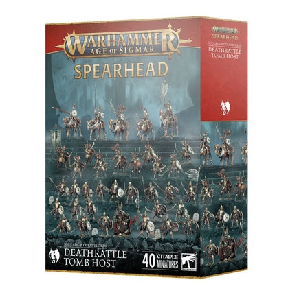 Games Workshop 70-916 - Age of Sigmar - Soulblight Gravelords: Deathrattle Tomb Host Spearhead