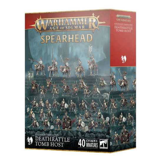 Games Workshop 70-916 - Age of Sigmar - Soulblight Gravelords: Deathrattle Tomb Host Spearhead