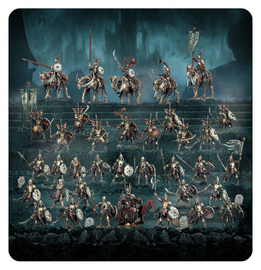 Games Workshop 70-916 - Age of Sigmar - Soulblight Gravelords: Deathrattle Tomb Host Spearhead