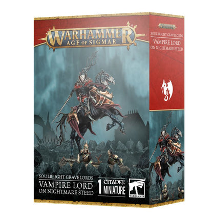 Games Workshop 91-82 - Age of Sigmar - Soulblight Gravelords: Vampire Lord on Nightmare Steed