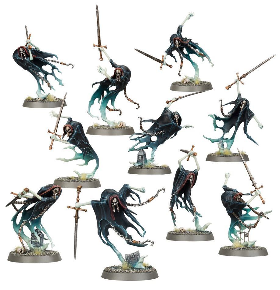 Games Workshop 70-914 - Age of Sigmar - Nighthaunt: Cursed Shacklehorde Spearhead
