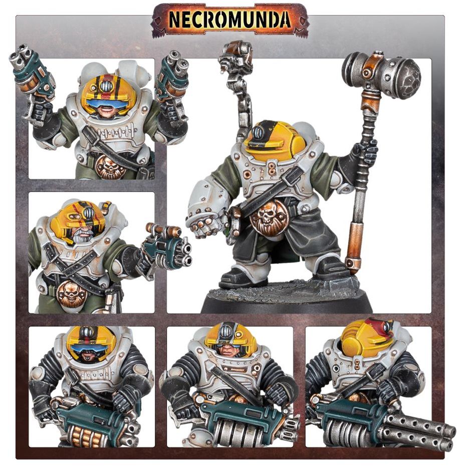 Games Workshop 301-01 - Necromunda - Ironhead Squat Prospectors