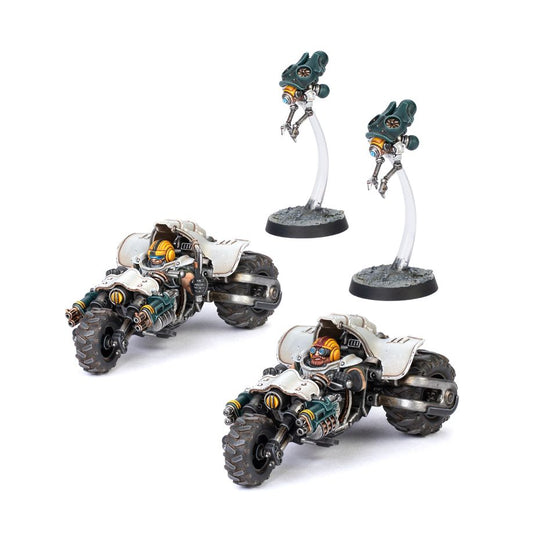 Games Workshop 301-54 - Necromunda - Ironhead Squat Prospectors: Svenotar Scout Trikes