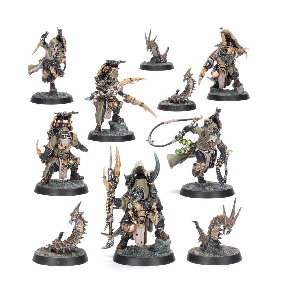 Games Workshop 301-56 - Necromunda - Ash Waste Nomads: Sha'dar Hunters & Arthromite Spinewyrms