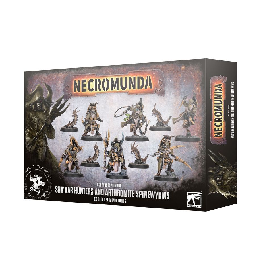 Games Workshop 301-56 - Necromunda - Ash Waste Nomads: Sha'dar Hunters & Arthromite Spinewyrms
