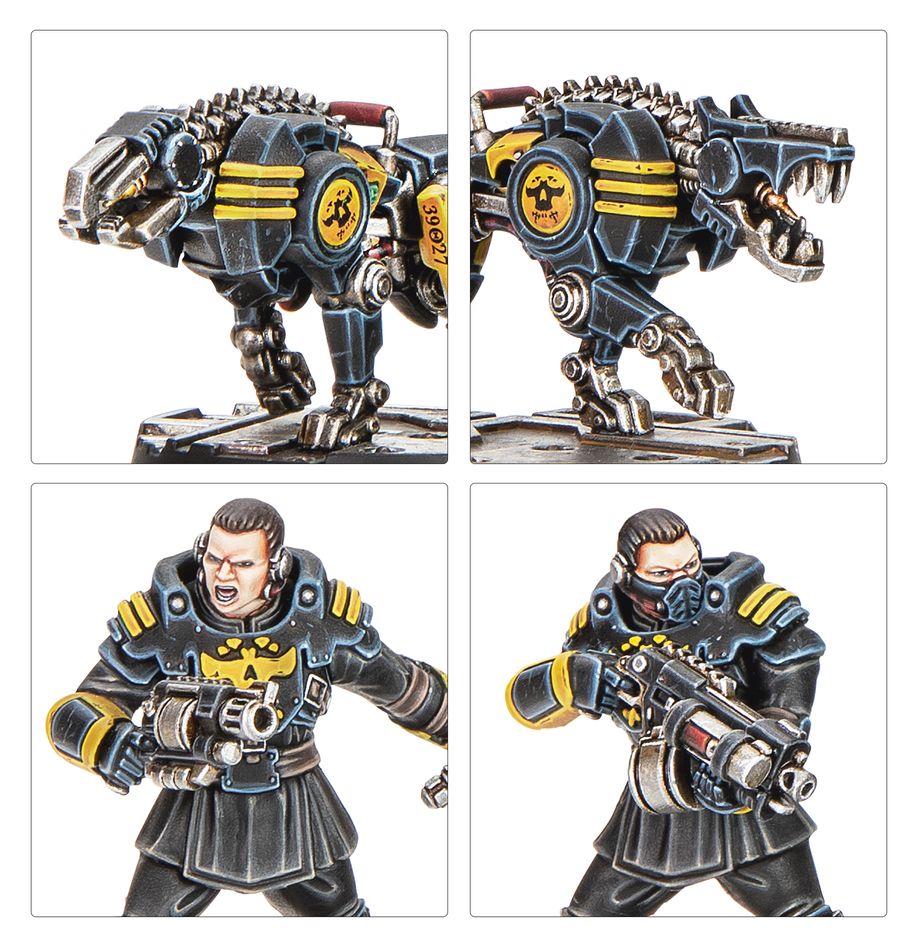 Games Workshop 301-59 - Necromunda - Palanite Enforcers: Captains & Sergeants