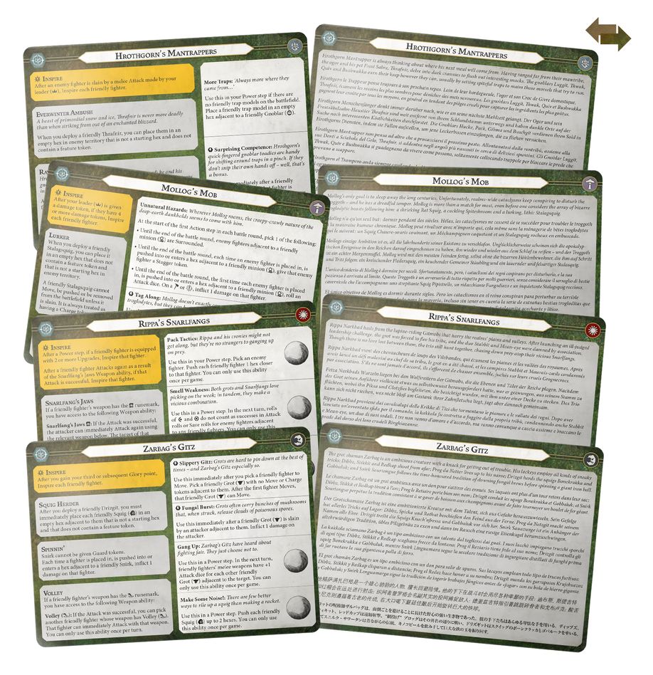 Games Workshop 109-43 - Warhammer Underworlds - Destruction Warbands: Gitz and Goliaths