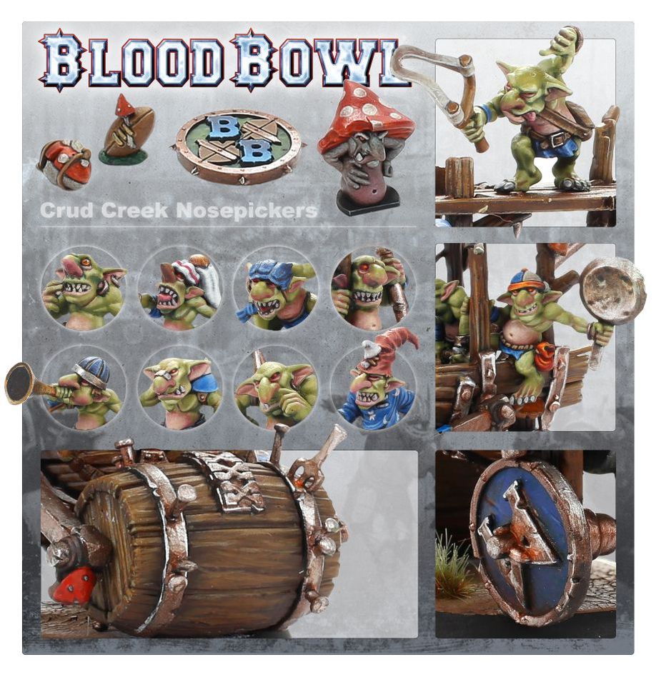 Games Workshop 202-01 - Blood Bowl - Snotling Team: Crud Creek Nosepickers