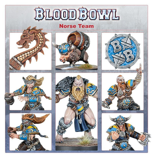 Games Workshop 202-24 - Blood Bowl - Norse Team: Norsca Rampagers