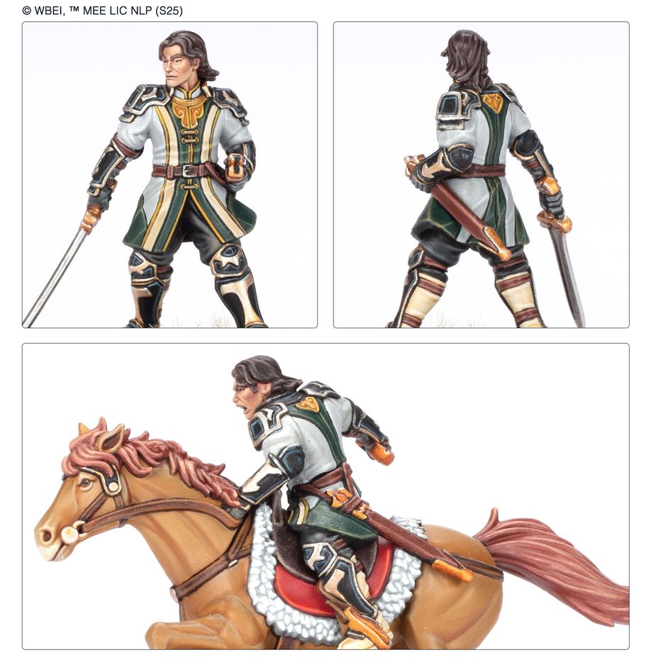 Games Workshop 30-99 - Middle-Earth Strategy Battle Game - Fréaleáf Hildeson, Olwyn, & Lief, Hereos of Rohan