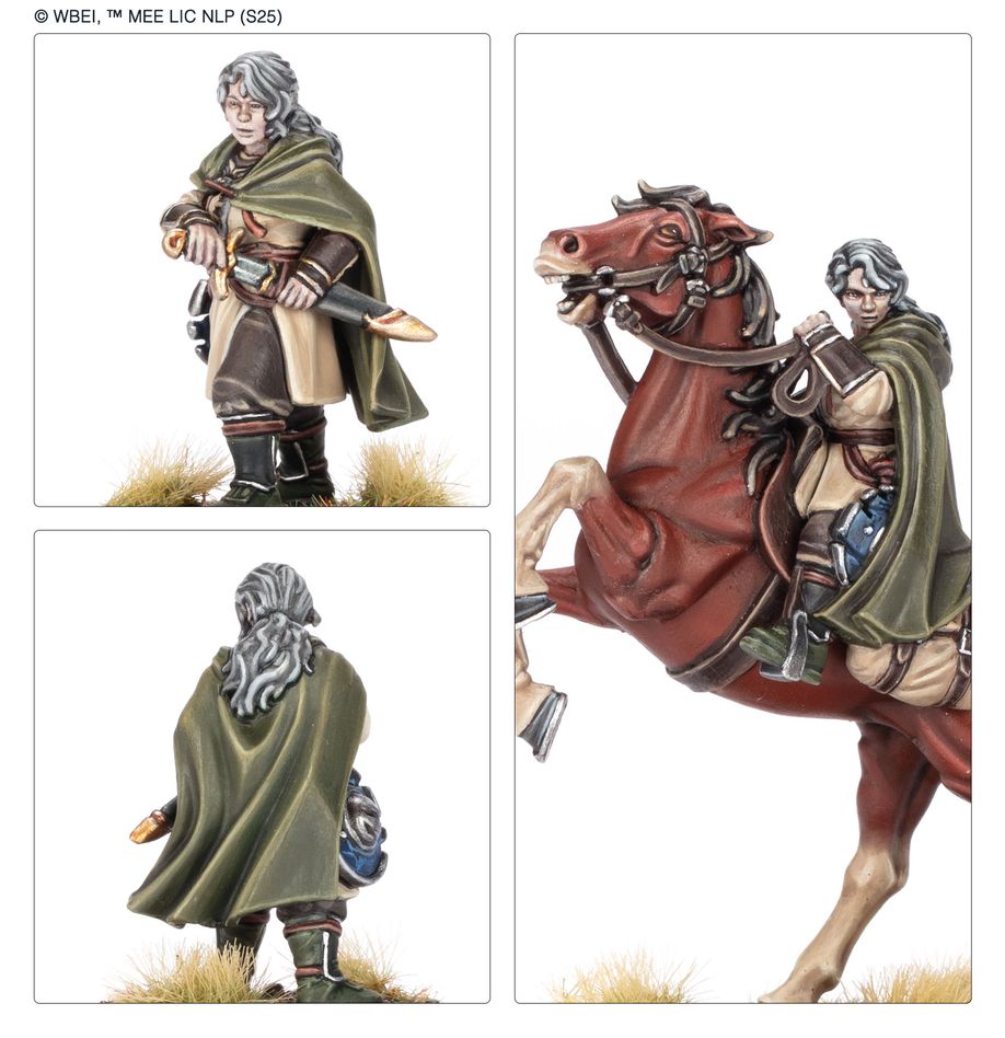 Games Workshop 30-99 - Middle-Earth Strategy Battle Game - Fréaleáf Hildeson, Olwyn, & Lief, Hereos of Rohan