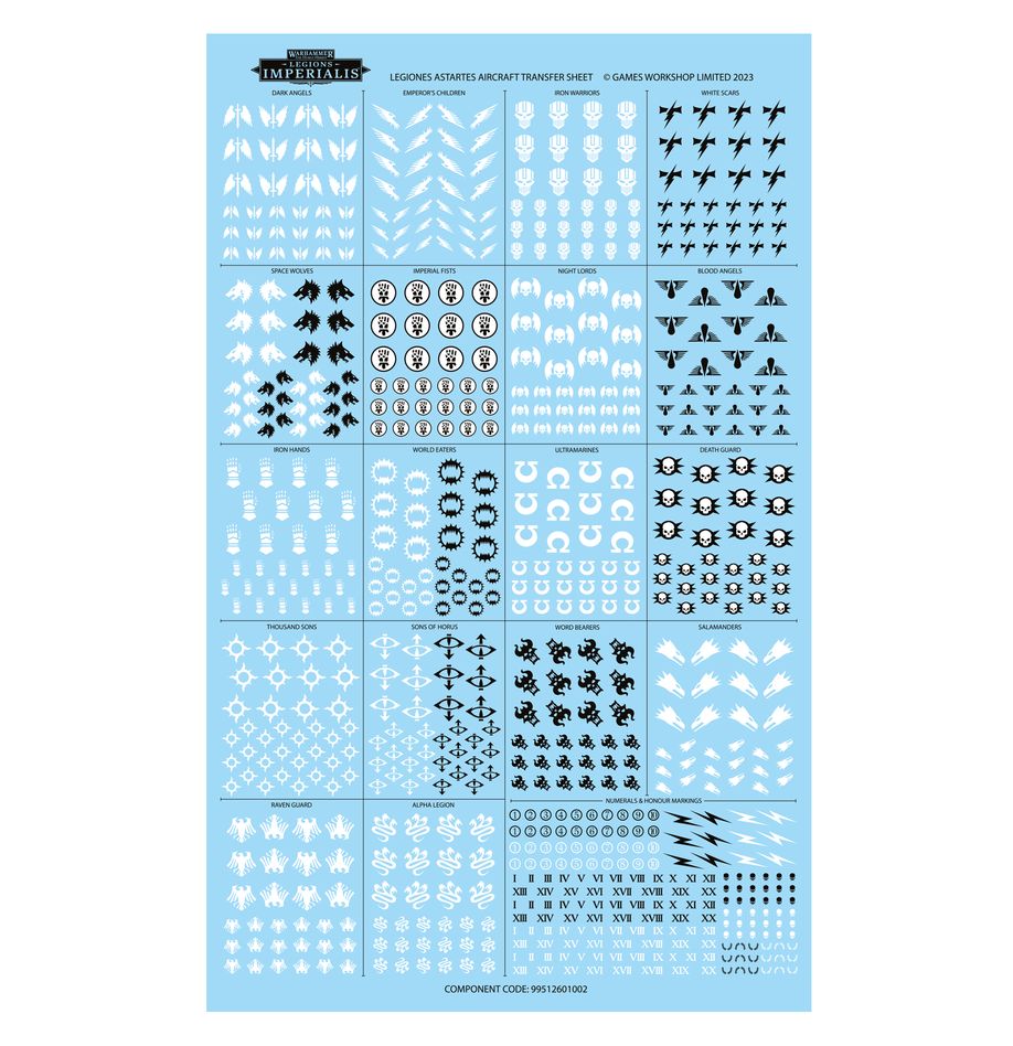 Games Workshop 03-40 - Legions Imperialis - Legiones Astartes: Thunderhawk Gunship