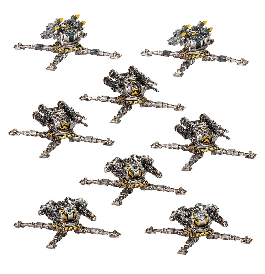 Games Workshop 03-101 - Legions Imperialis - Legiones Astartes: Araknae Weapons Platform Batteries