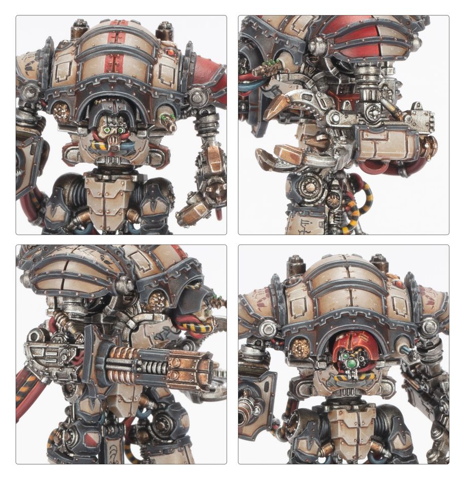 Games Workshop 03-88 - Legions Imperialis - Mechanicum: Questoris Knights Magaera and Styrix